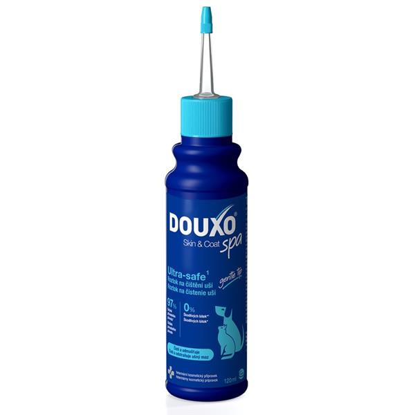 DOUXO Skin & Coat spa roztok na čištění uší pro psy a kočky 120 ml