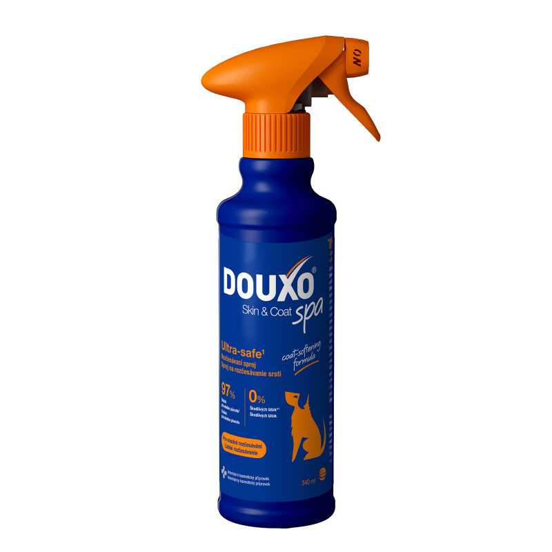 DOUXO Skin & Coat spa rozčesávací sprej  pro psy 340 ml