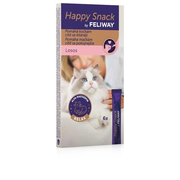 FELIWAY Happy snack s lososem 6 kusů