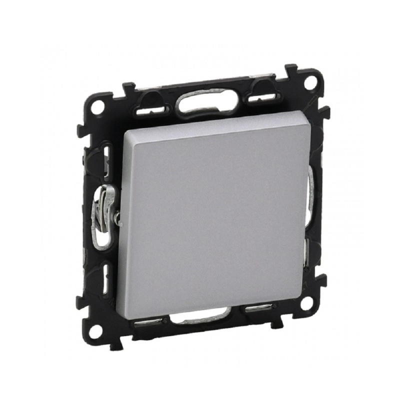 Legrand Spínač č. 1 Valena Life, 10 AX - 250 V, hliníková