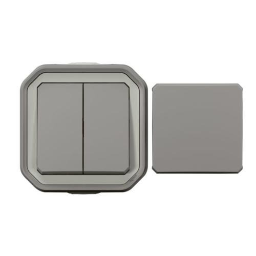 Legrand Plexo IP55 multifunkční spínač 5v1 komplet pro povrchovou montáž 069719L
