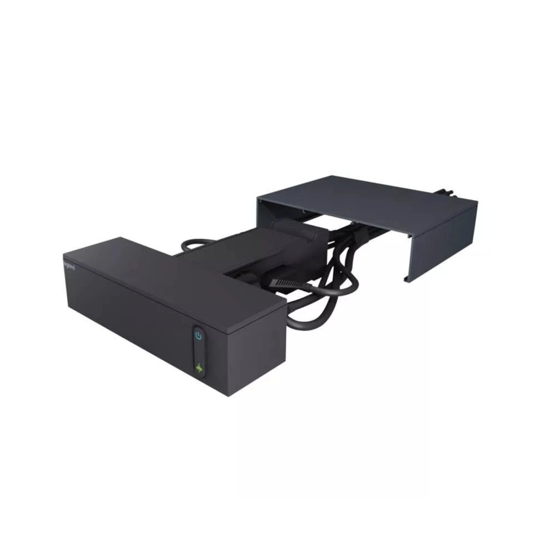 Legrand Multifunkční prodlužovací zásuvka s přepěť. och., 8 zásuvek, černá, 2 m