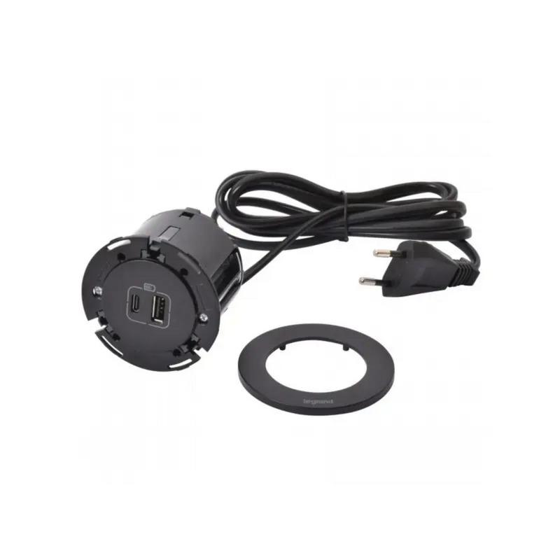 Nabíječka USB A+C LEG 654731 DISQ60 černá