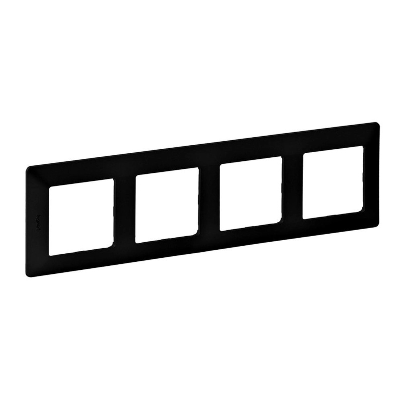Legrand Čtyřnásobný rámeček Valena Life, černá