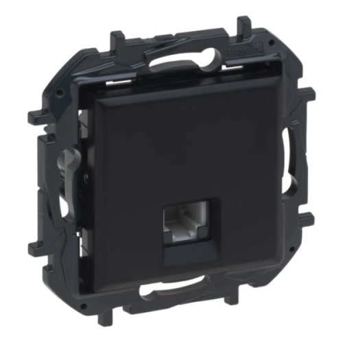 Legrand Niloé Step telefonní zásuvka RJ11 černá 863555B