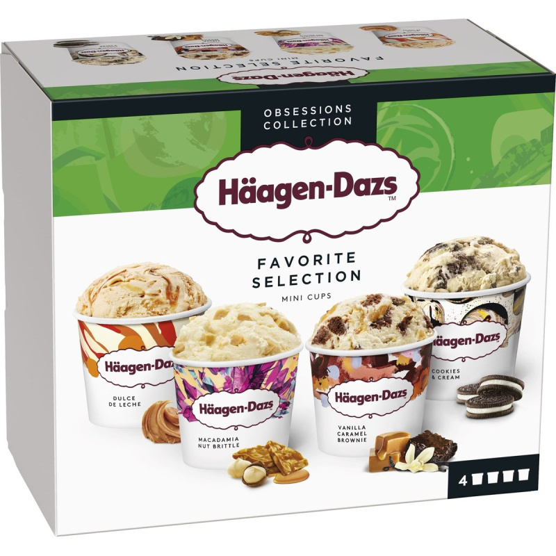 Häagen-Dazs Favorite Selection multipack (4×95 ml)