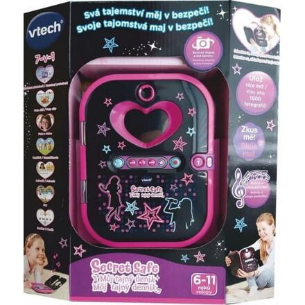 Vtech Kidi Secret Safe - Můj tajný deník – Černý