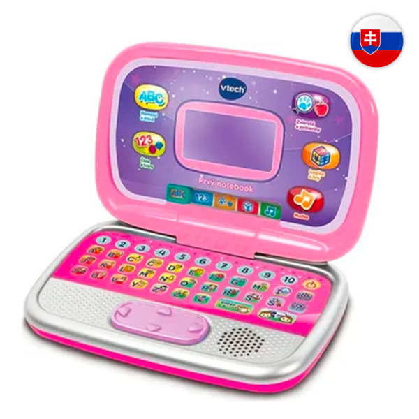 Vtech Prvý notebook - ružový SK