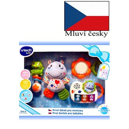 Vtech první dárek pro miminko CZ modrý