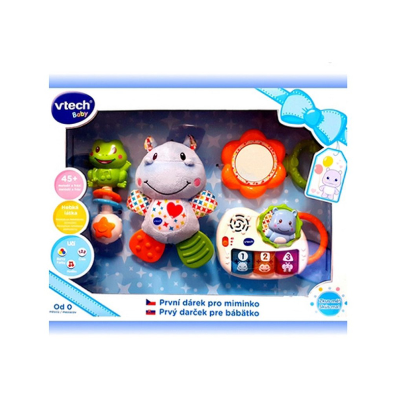 Vtech první dárek pro miminko CZ modrý