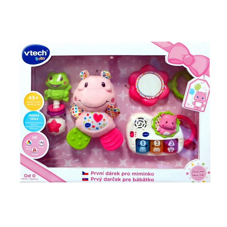 Vtech první dárek pro miminko CZ modrý