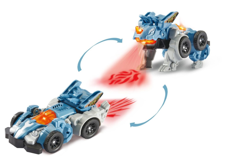 Switch & Go Dinos Fire mini triceratops 15 cm