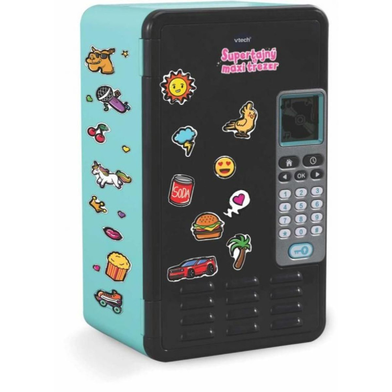 Vtech Supertajný maxi trezor CZ - černý