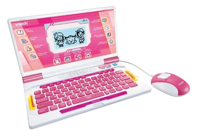 VTech Genius XL - vzdělávací notebook CZ - růžový