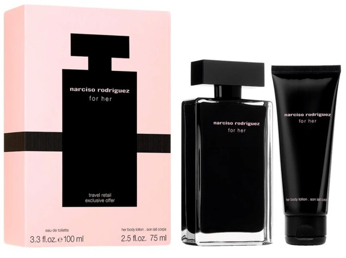 Narciso Rodriguez For Her EDT 100 ml + BL 75 ml W