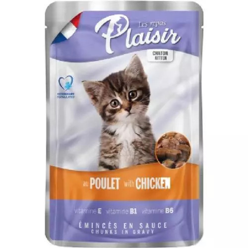 Plaisir kapsička kitten kuřecí 100g k 100g