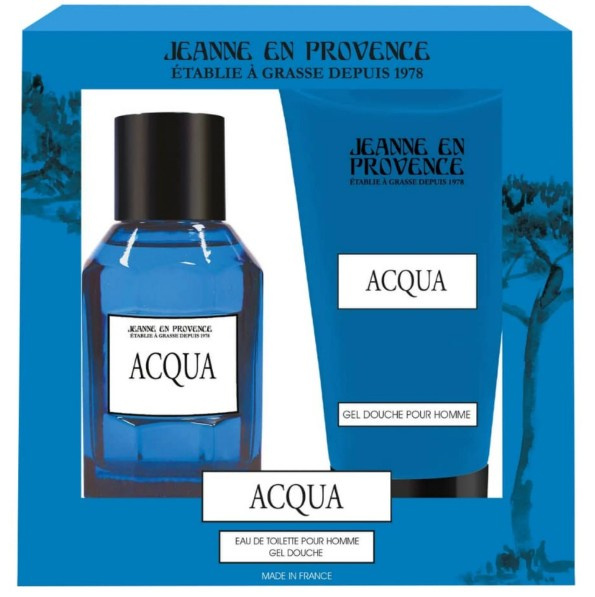 Jeanne en Provence Acqua dárková sada pro muže 2 ks
