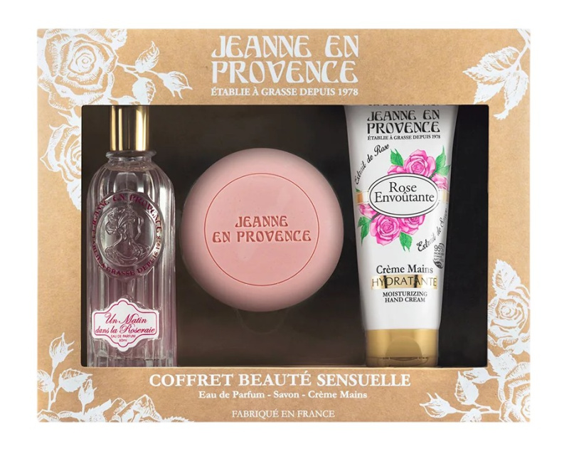 Jeanne en Provence Rose dárková sada pro ženy 3 ks