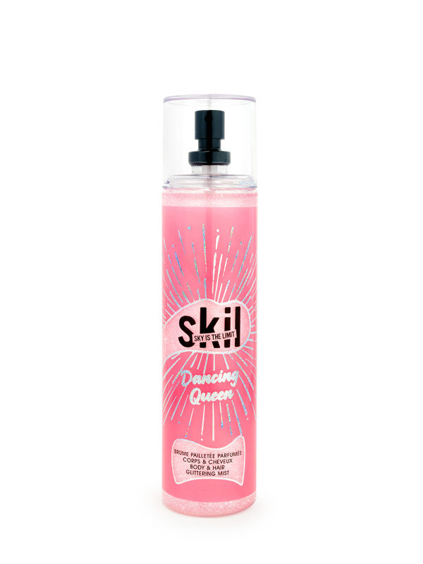 Skil Night Call Dancing Queen sprej na tělo a vlasy se třpytkami 250 ml