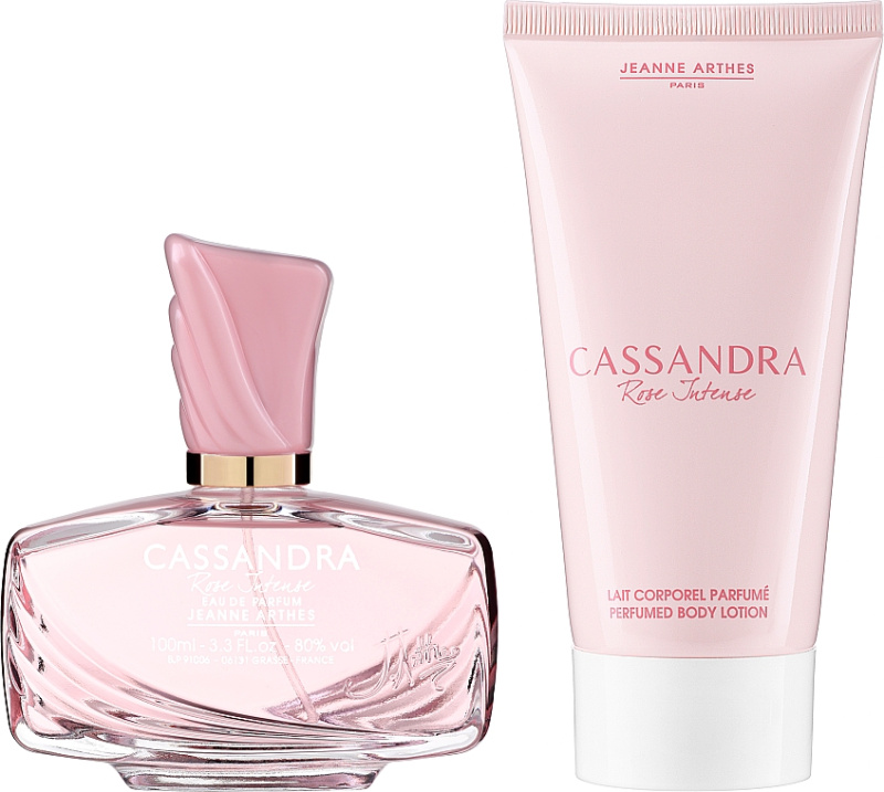 Jeanne Arthes Cassandra Rose Intense dárková sada na tělo pro ženy 100 ml