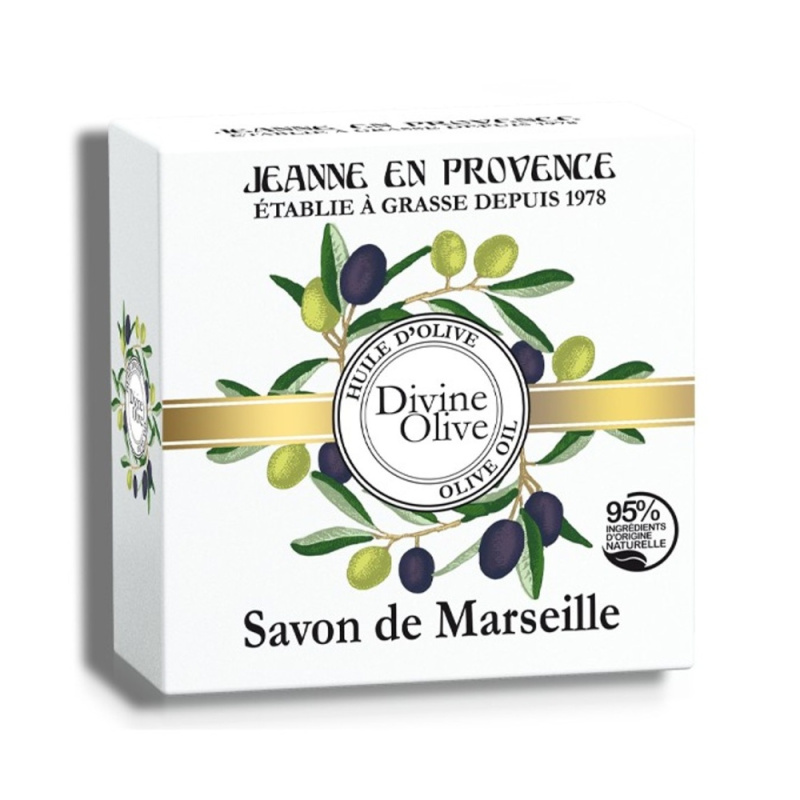 Jeanne en Provence Divine Olive přírodní tuhé mýdlo 100 g