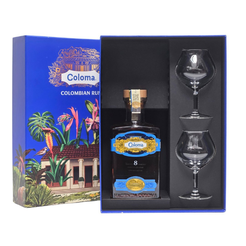 Coloma 8YO 40% 0,7l (dárkové balení 2 sklenice)