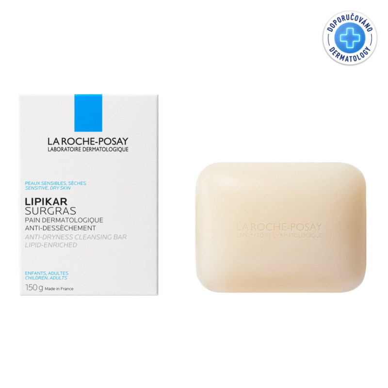 La Roche-Posay Lipikar Surgras mýdlo pro suchou až velmi suchou pokožku 150 g