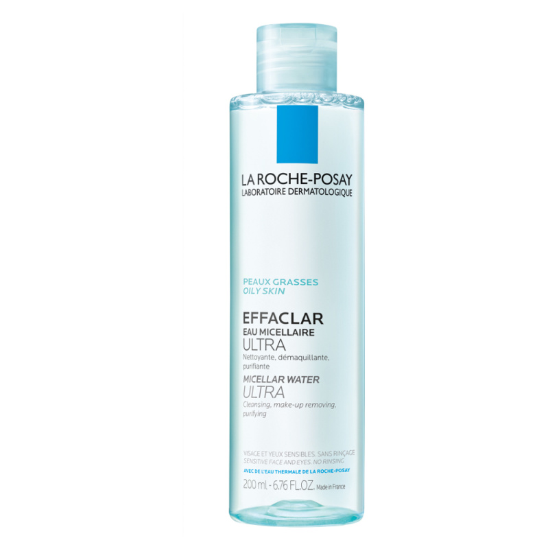 La Roche-Posay Effaclar Ultra čisticí micelární voda pro problematickou pleť, akné 200 ml