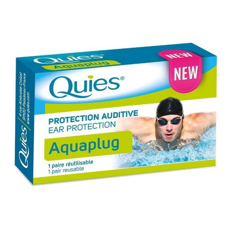 QUIES Chrániče sluchu do vody 1 pár