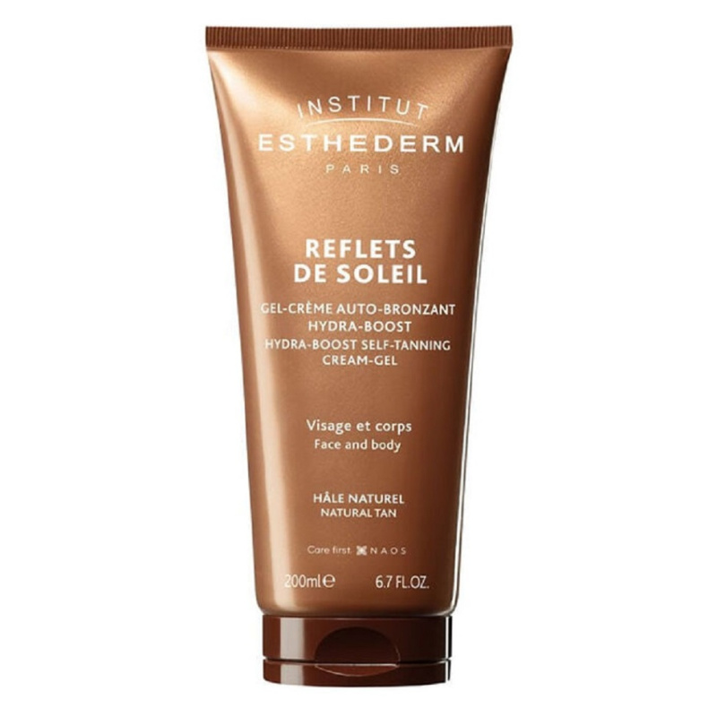 Institut Esthederm Reflects Of Sun Hydra-Boost Self-Tanning Cream-Gel samoopalovací gel na obličej a tělo 200 ml