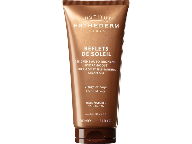 Institut Esthederm Reflects Of Sun Hydra-Boost Self-Tanning Cream-Gel samoopalovací gel na obličej a tělo 200 ml