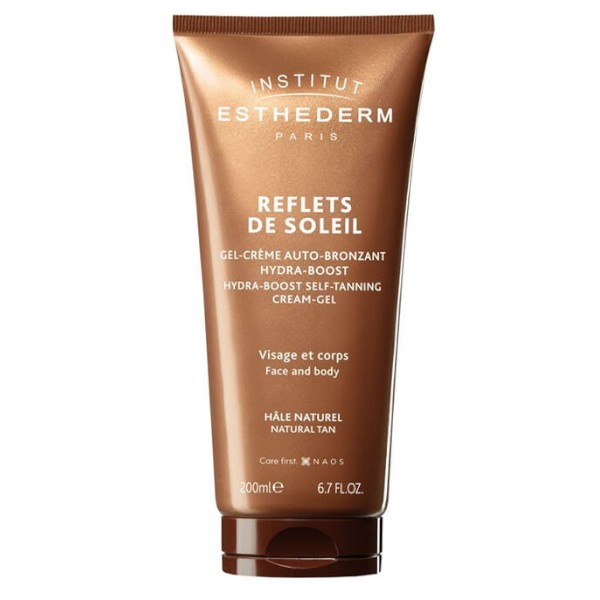 Institut Esthederm Reflects Of Sun Hydra-Boost Self-Tanning Cream-Gel samoopalovací gel na obličej a tělo 200 ml