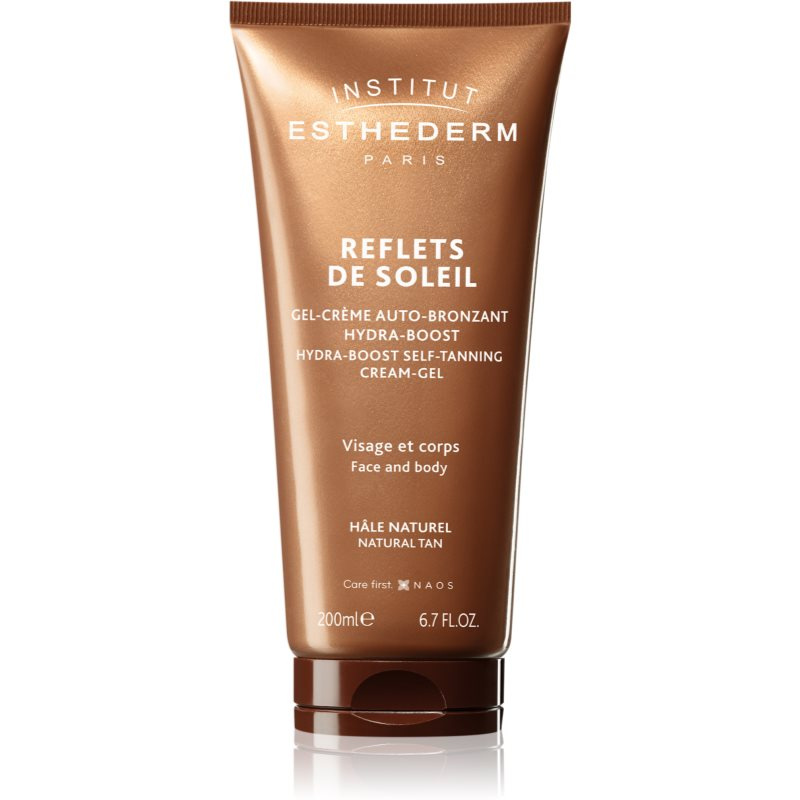 Institut Esthederm Reflects Of Sun Hydra-Boost Self-Tanning Cream-Gel samoopalovací gel na obličej a tělo 200 ml
