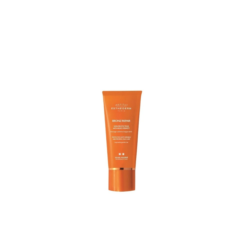 Institut Esthederm Bronz Repair Protective Anti-Wrinkle and Firming Face Care zpevňující protivráskový krém na obličej se střední UV ochranou 50 ml