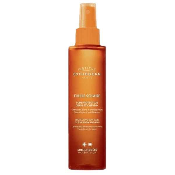 Institut Esthederm Adaptasun Sun Care Oil opalovací olej na tělo a vlasy se střední UV ochranou 150 ml