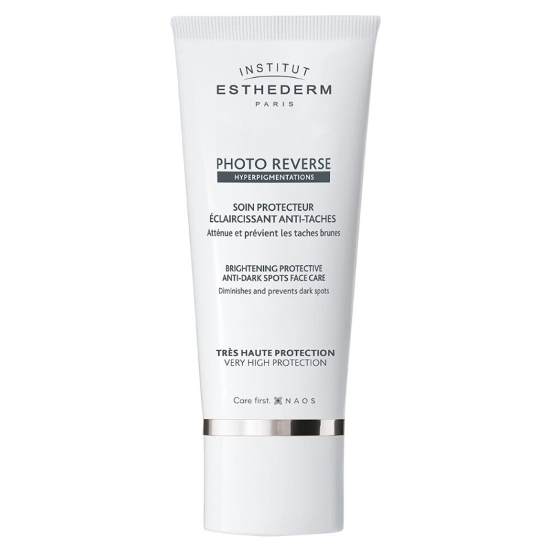 Institut Esthederm Photo Reverse Brightening Protective Anti-Dark Spots Face Care rozjasňující ochranná péče proti pigmentovým skvrnám s vysokou UV oc