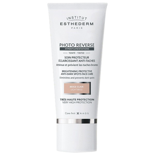 Institut Esthederm Photo Reverse Protective Anti-Dark Spots Tinted Face Care ochranný tónovací krém proti pigmentovým skvrnám s vysokou UV ochranou od