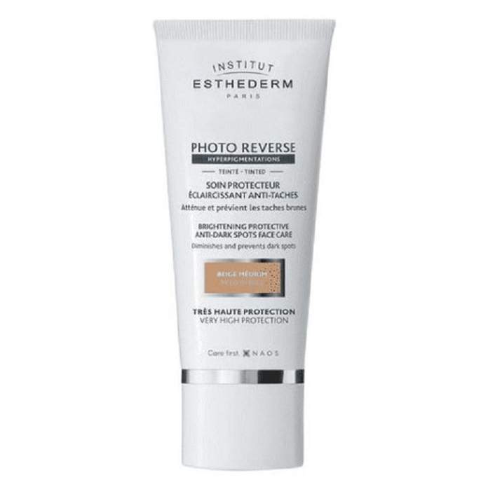 Institut Esthederm Photo Reverse Protective Anti-Dark Spots Tinted Face Care ochranný tónovací krém proti pigmentovým skvrnám s vysokou UV ochranou od