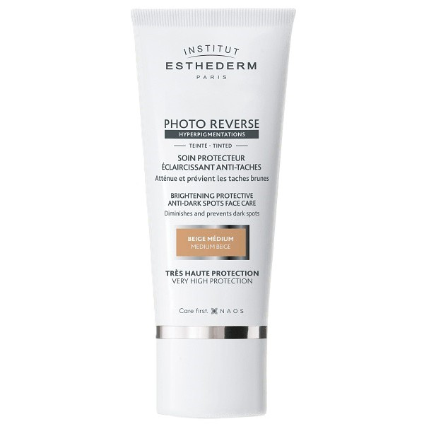 Institut Esthederm Photo Reverse Protective Anti-Dark Spots Tinted Face Care ochranný tónovací krém proti pigmentovým skvrnám s vysokou UV ochranou od