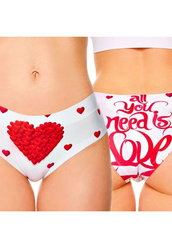Dámské kalhotky Meméme LOVE ROMANTIC Hi-briefs Barva: Vícebarevná, Velikost: M