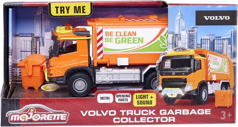 Majorette Grand Volvo popelářské auto 19cm Truck