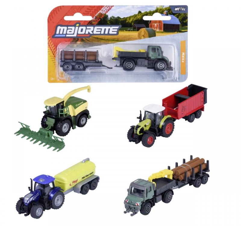 Farmářské kovové vozidlo 13 cm – 4 druhy
