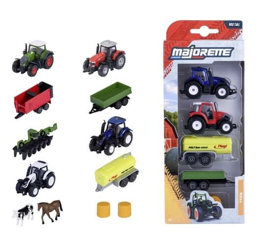 Majorette Farmářské vozidlo kovové 5 ks, 2 druhy