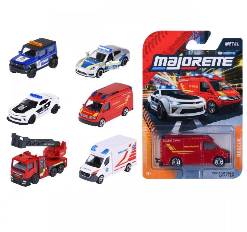 Majorette Auto SOS kovové, 6 druhů
