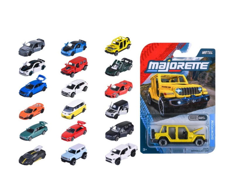 Majorette Showroom Autíčko Premium, 18 druhů