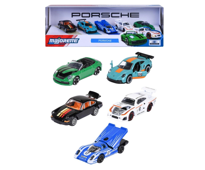 Majorette Porsche Motorsport Dárková sada 5 ks