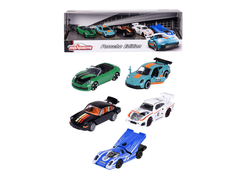 Majorette Porsche Motorsport Dárková sada 5 ks
