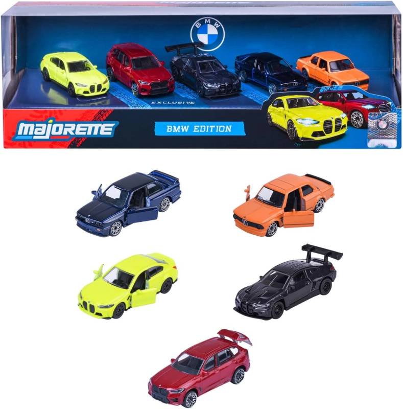 Majorette BMW edition dárková sada 5 kovových autíček