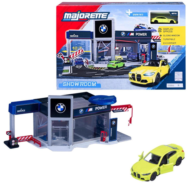 Majorette BMW showroom herní sada s autem BMW M3