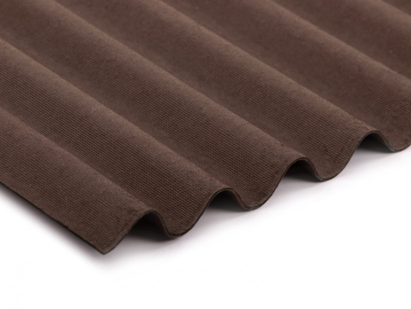 Deska asfaltová vlnitá Onduline hnědá 950×2 000 mm